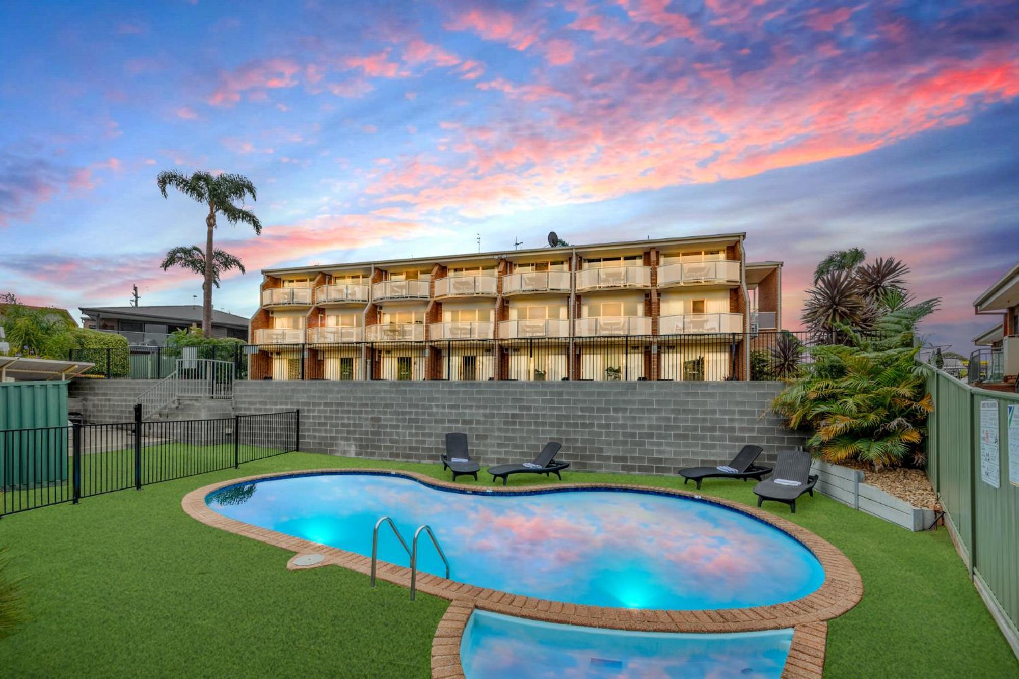 Sapphire Waters Motor Inn Merimbula Eksteriør bilde